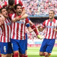 Atlético de Madrid está atualmente classificado em terceiro lugar no grupo